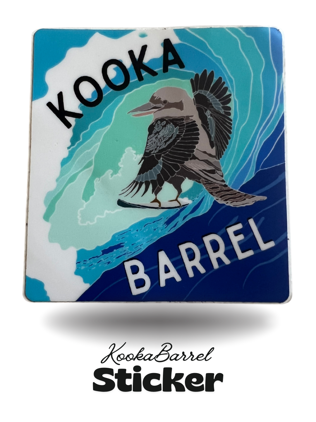 Kookabarrel Sticker – Holographic or Matte