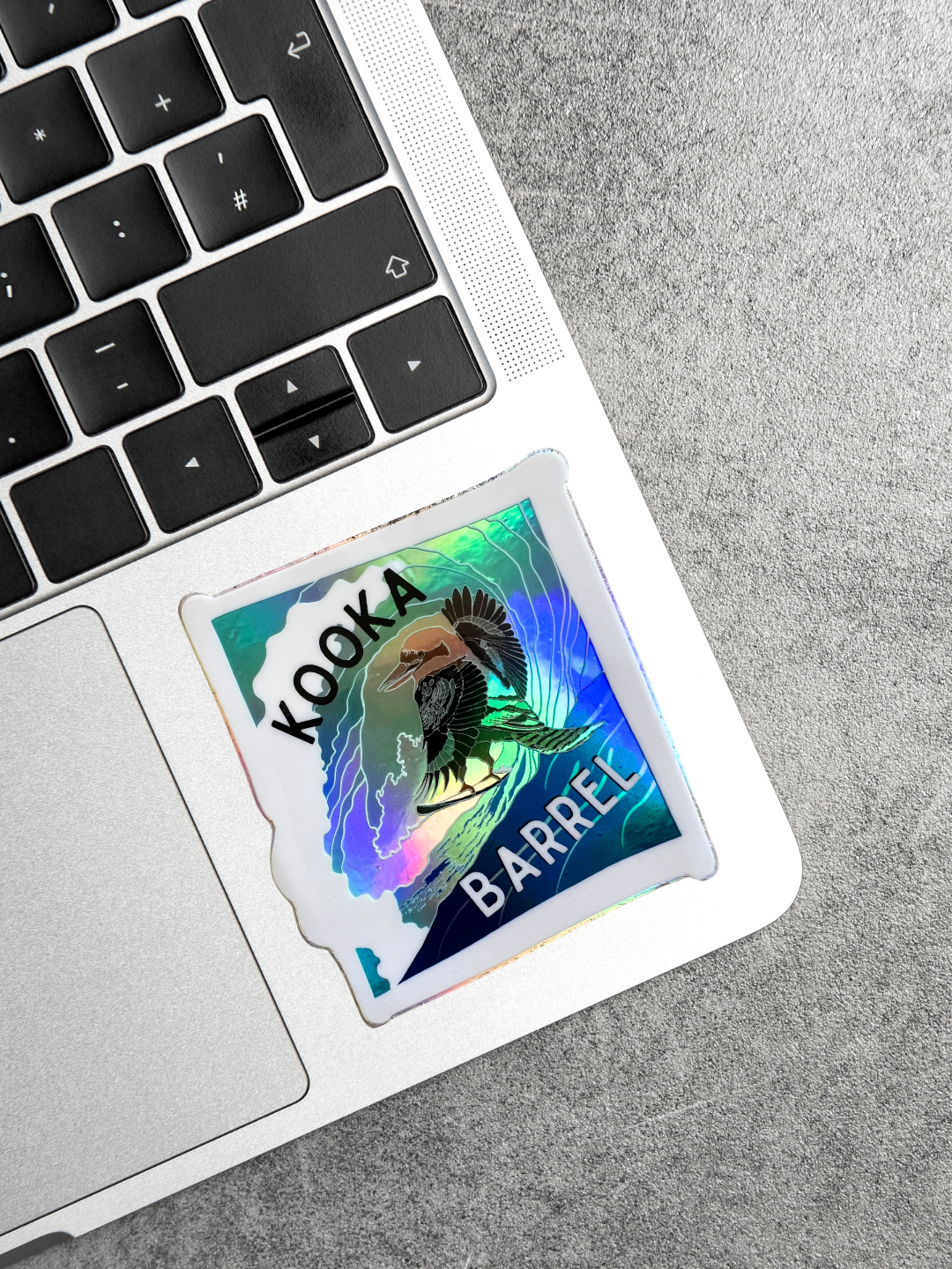 Kookabarrel Sticker – Holographic or Matte