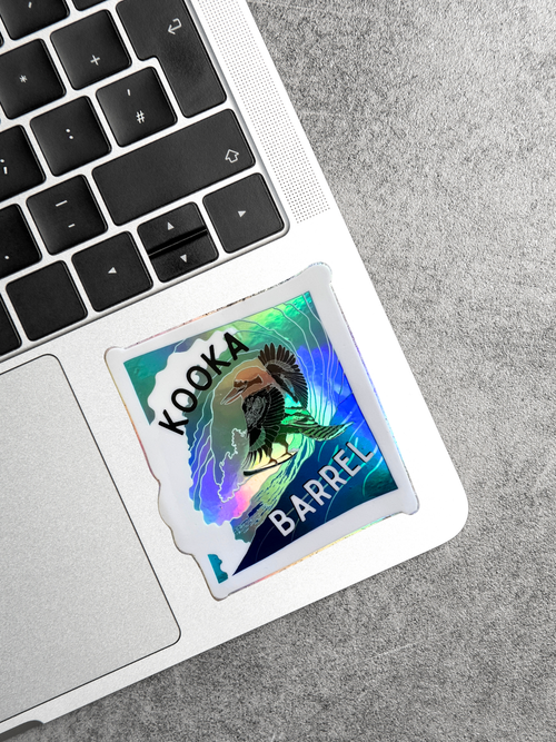 Kookabarrel Sticker – Holographic or Matte