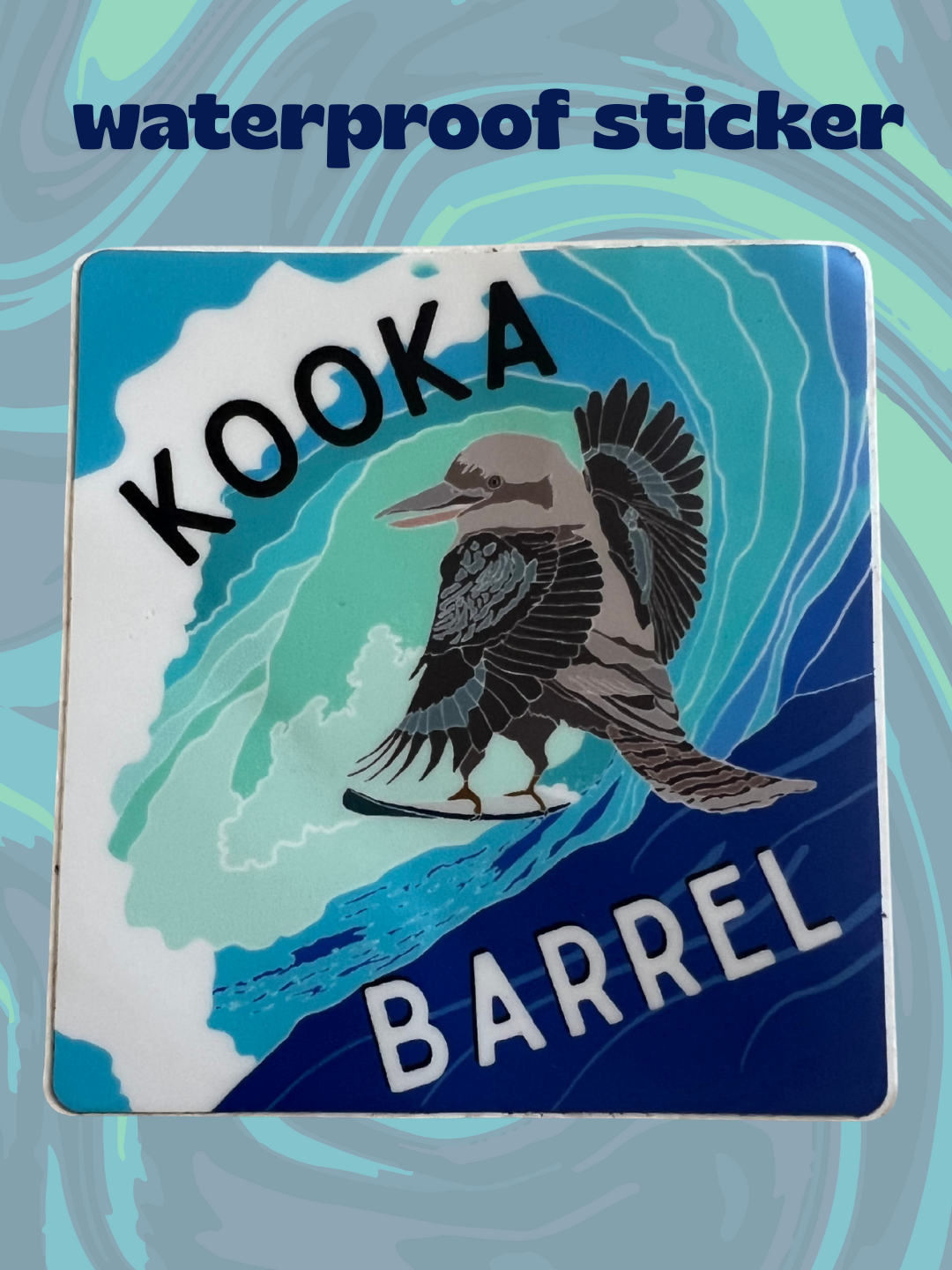 Kookabarrel Sticker – Holographic or Matte