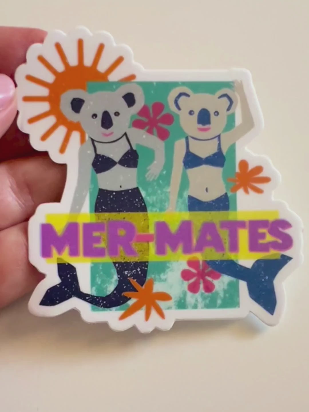 Mer-Mates Sticker